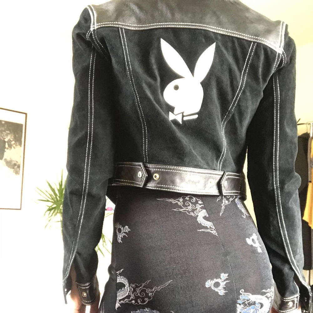 Vintage Leather playboy jacket
